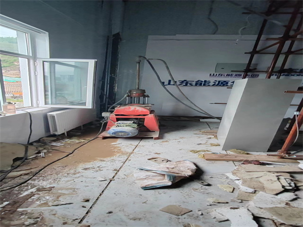 眉县地基基础下沉墙体裂缝加固注浆顶升施工